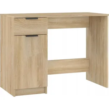 Psací stůl z dřevotřísky, dub sonoma, 100x50x75 cm