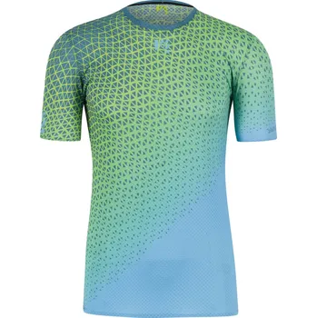 cyklistický dres KARPOS Cyklistické triko s krátkým rukávem - LAVAREDO ULTRA - zelená/modrá S