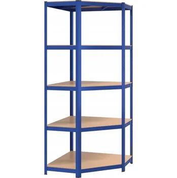 Dílenský regál Kovový skladový regál 4 x 4 x 4 cm, nosnost max. 4 kg na polici