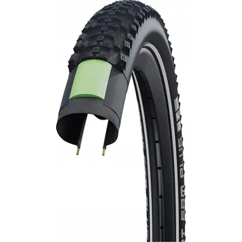 Plášť na kolo Plášť SCHWALBE SMART SAM PLUS 29x2.35 PNEUMATIKA DEFENSE SNAKE SKIN GREEN GUARD