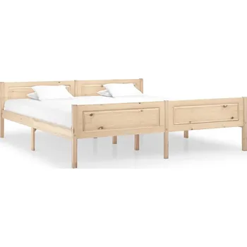 Postel Dřevěná dvoulůžková postel G02V 80x200 dub