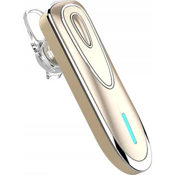 Sluchátka BEZDRÁTOVÉ BLUETOOTH 5.0 SLUCHÁTKO NEW BEE LCB41 ZLATÉ + PŘÍSLUŠENSTVÍ