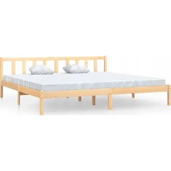 Postel Dřevěná manželská postel G02V 180x200 dub