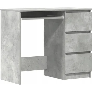 Psací stůl Psací stůl z dřevotřísky, šedá Betonu, 90x45x76 cm
