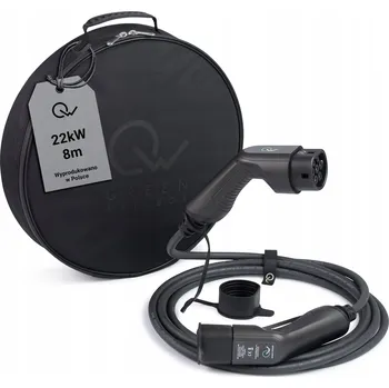 Nabíjecí stanice pro elektromobil Přímý kabel Green Wallbox Typ 2, délka 8 m, 3fázový, 22 kW