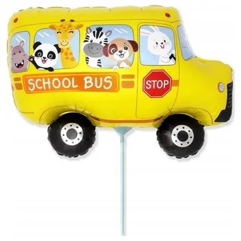 Balónek Fóliový balónek 14" FX - Školní autobus
