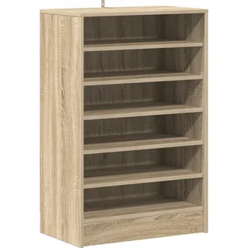 Botník Botník se 7 policemi, dub sonoma, 60x35x92 cm