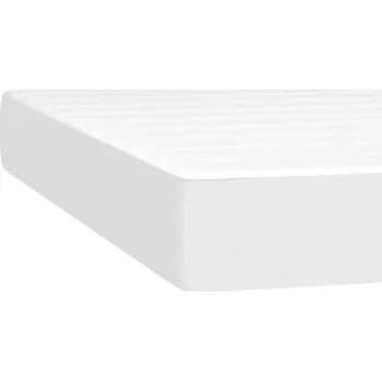 Matrace Taštičková matrace s umělou kůží, bílá, 140x200x20 cm