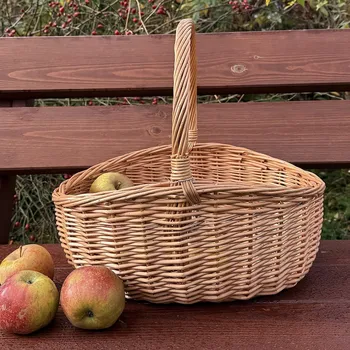 Odpadkový koš Velký koš s prohnutým okrajem