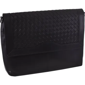 Kabelka Mercucio Dámská kožená crossbody kabelka černá 390121