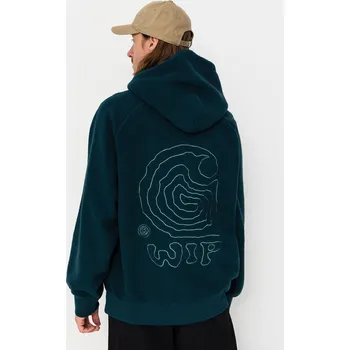 Pánská mikina Carhartt WIP Helix HD (deep lagoon/silver pine) XL, zelená