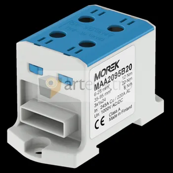 Univerzální řadová svorka OTL 95-2B flexi, 2xAl/Cu 6-95mm?/3x1x24 1000V modrá typ MAA2095B20 Morek