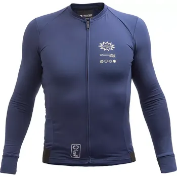 cyklistický dres FT MEN’S SIGNATURE THERMO JERSEY DEEP BLUE velikost M