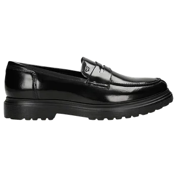 Pánské polobotky Černé Lakované Mokasíny Pánské Wojas 1026351 41
