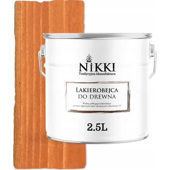 barva a nátěr na dřevo Lakýr na dřevo NIKKI 2,5 l zlatá/žlutá polomatná