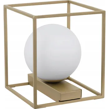 Lampička Stolní lampa Eglo Vallaspra bílá, žlutá 40 W