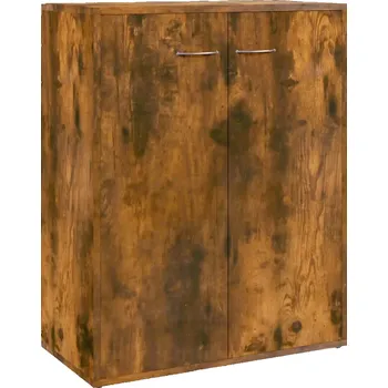 Komoda Minimalistická Skříňka z Materiálu na bázi Dřeva, Kouřový Dub, 60x30
