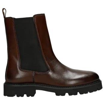 Dámské polobotky Hnědé Vysoké Dámské Kotníkové Boty Wojas 5535752 40