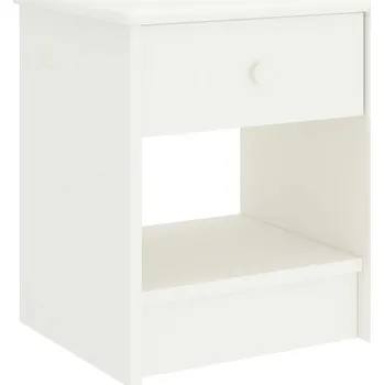 Noční stolek Noční stolek z masivního borovicového dřeva, 1 police, 1 šuplík