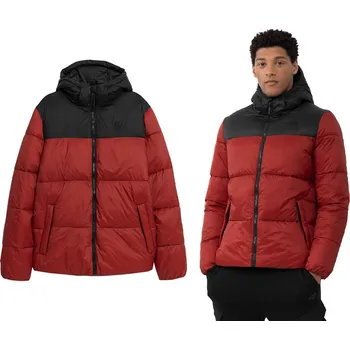 Bunda 4F M243 prošívaná péřová bunda s kapucí L