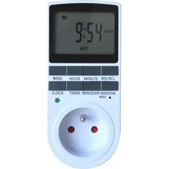 Elektrická zásuvka Digitální zásuvka s týdenním cyklem 16A/230V