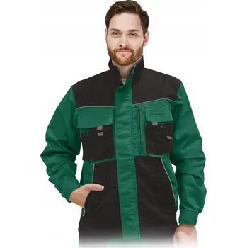 Pánská mikina LEBER Pracovní Mikina FORMEN zelená, velikost 3XL