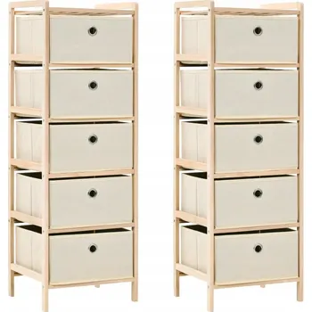 Knihovna Regál G04V 4 cm x 4 cm x 4 cm dub