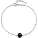 JVD Dámský stříbrný náramek s malachitem SVLB0958SH2ZE18