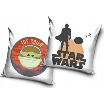 Polštář POVLAK plyšové dekorativní na polštář STAR WARS 40x40 cm Hvězdné války