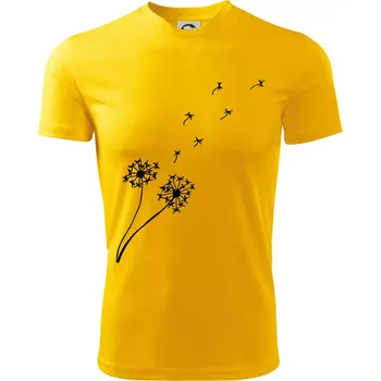 Chlapecké tričko Pampeliška - Dětské triko sportovní (dresovina) - 158 cm/12 let ( Žlutá )