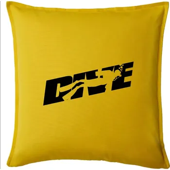 Polštář Dive potápěč - Polštář 50x50 - 50x50 - Pouze potah ( Žlutá )