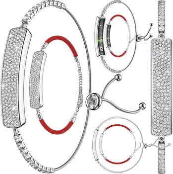 Chytré hodinky Náramek SMARTBAND CHYTRÉ HODINKY v podobě krásného stříbrného náramku