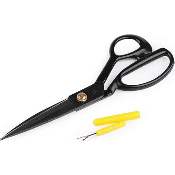 Krejčovské nůžky Krejčovské nůžky délka 24 cm s páráčkem, střední, černá