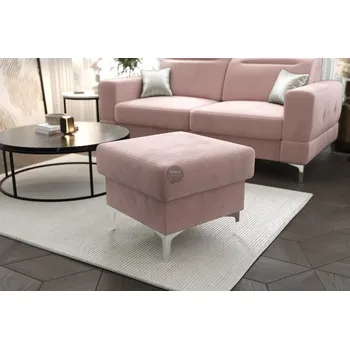 Taburet Nábytek PEGAS s.r.o. Taburet s úložným prostorem MALIBU 55x55 cm - Odtíny Růžové