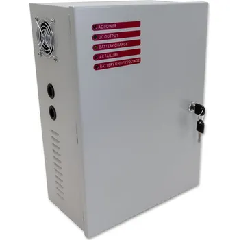 Napájecí zdroj pro osvětlení XtendLan Zdroj 24V DC, 2 porty, 10A celkem, 240W, skříňka, zálohovatelný baterií, relé port