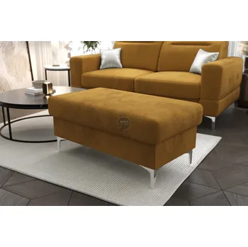 Taburet Nábytek PEGAS s.r.o. Taburet s úložným prostorem MALIBU 100x55 cm - žlutá