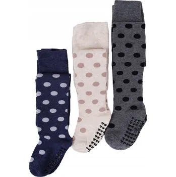 Dětská móda Dívčí bavlněné Punčocháče s ABS, balení 3 ks, 104-110 YOCLUB