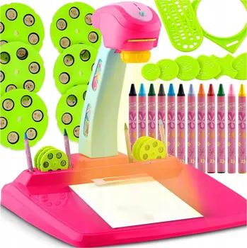 Projekční technika PROJEKTOR PRO VÝUKU KRESLENÍ SE SLIDE, PODSVÍCENÝ, NASTAVITELNÝ