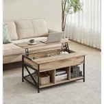 Konferenční stolek s úložným prostorem | velbloudí hnědá