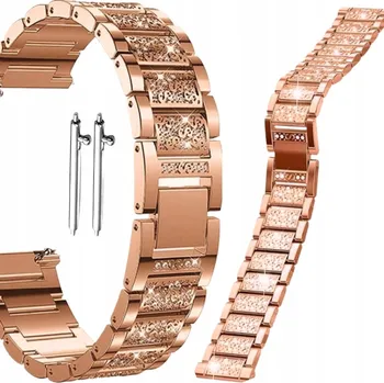 Řemínek na hodinky Řemínek Zaxer pro Huawei 20mm hnědý