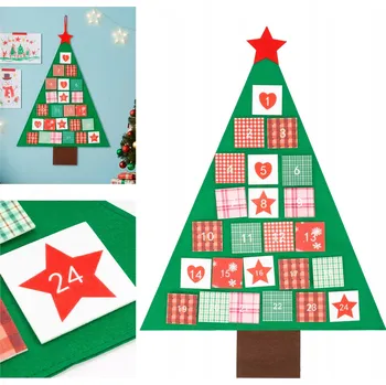 Vánoční dekorace CA1476 ADVENTNÍ KALENDÁŘ 103 CM