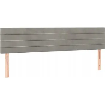 Čelo postele nastavitelné, tmavě šedé, 100x5x78/88 cm, látka