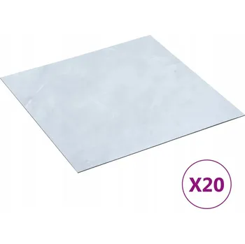 Obklad Samolepicí PVC podlahové panely Bílý Mramor 30,5x30,5 cm 1,86 m2
