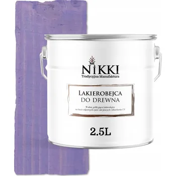 barva a nátěr na dřevo Lazurovací lak NIKKI 2,5 l fialový polomat