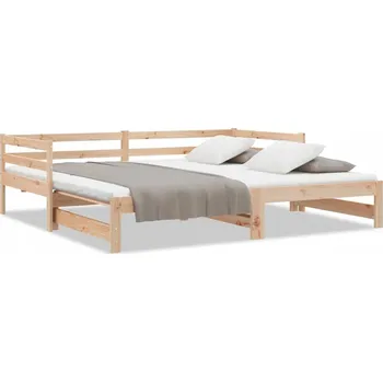 Postel Dřevěná postel G02V 200x200 dub