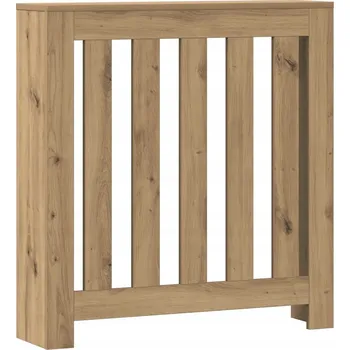 Radiátor Kryt na radiátor s poličkou, dřevotříska, dub artisan, 78x20x82 cm