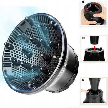 Fén Fén na vlasy Bedee Uniwersalny dyfuzor