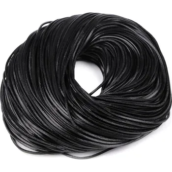 Řemínek na hodinky Kožený řemínek plochý šíře 2 mm metráž