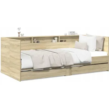 Postel Postel s dekorem dřeva G04V 100x200 dub