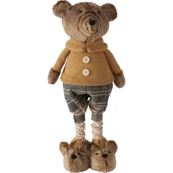 Vánoční dekorace Vánoční dekorace pan Medvěd, výška: 55 cm, hnědá 2061428